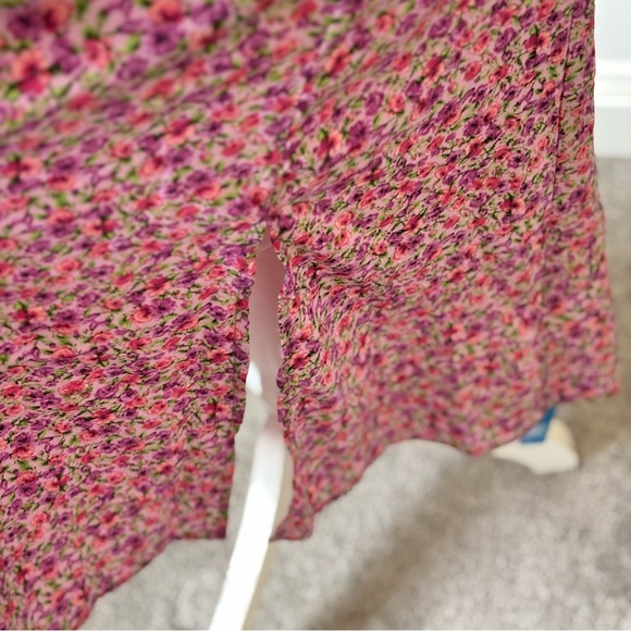 Cupshe Pink and White Puff Sleeve Sundress - Picture 3 of 7